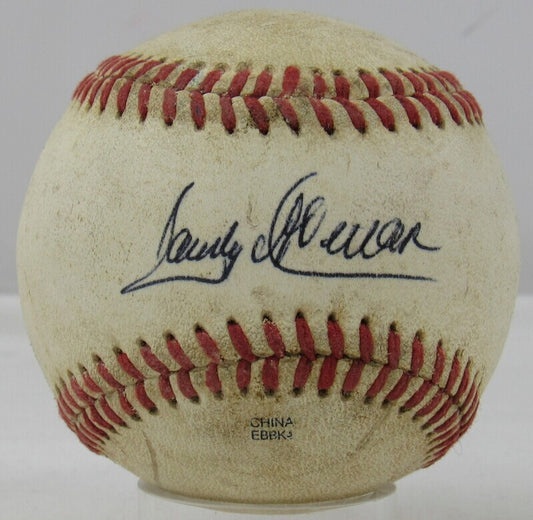 Sandy Alomar Sr. Signed Auto Autograph Baseball B110