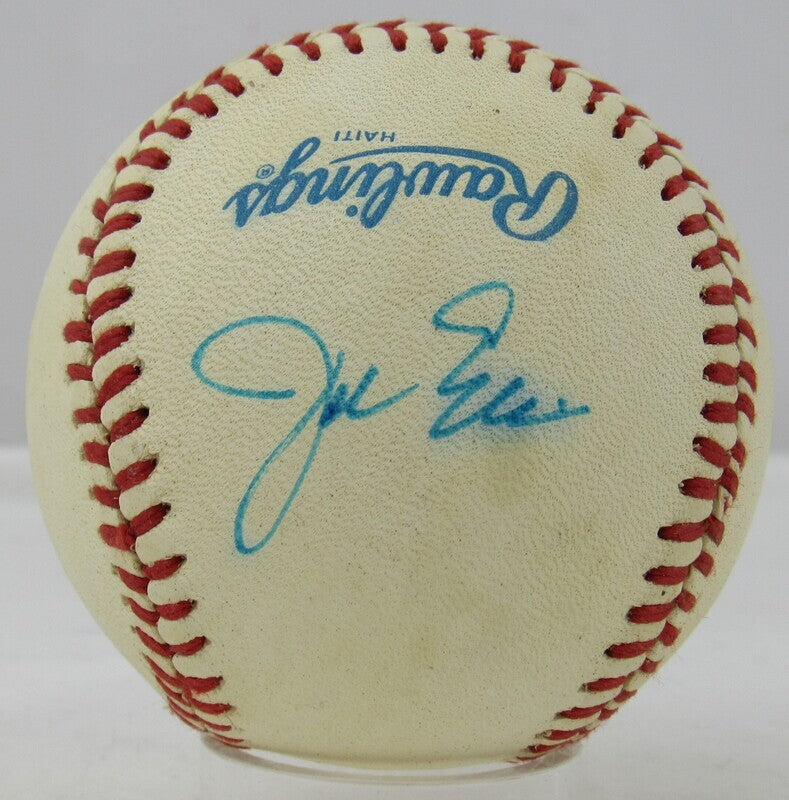 John Ellis Signed Auto Autograph Baseball B110