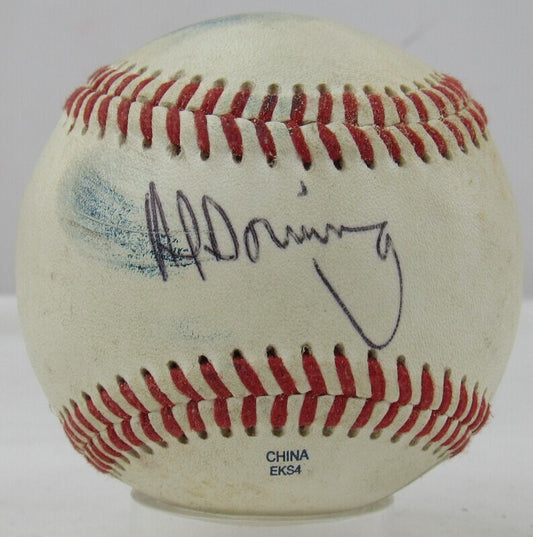 Al Downing Signed Auto Autograph Baseball B110