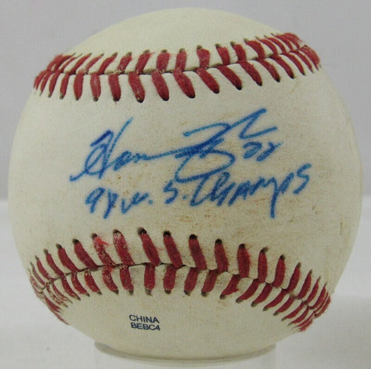 Homer Bush Signed Auto Autograph Baseball B114