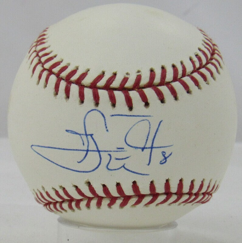 Carl Everett Signed Auto Autograph Rawlings Baseball B92