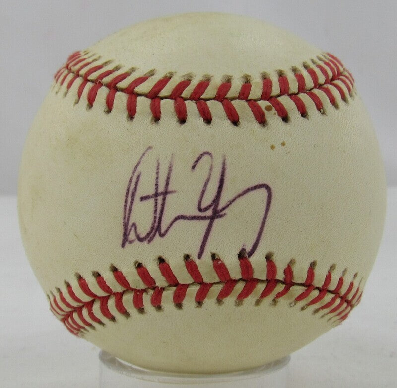 Dmitri Young Signed Auto Autograph Rawlings Baseball B111