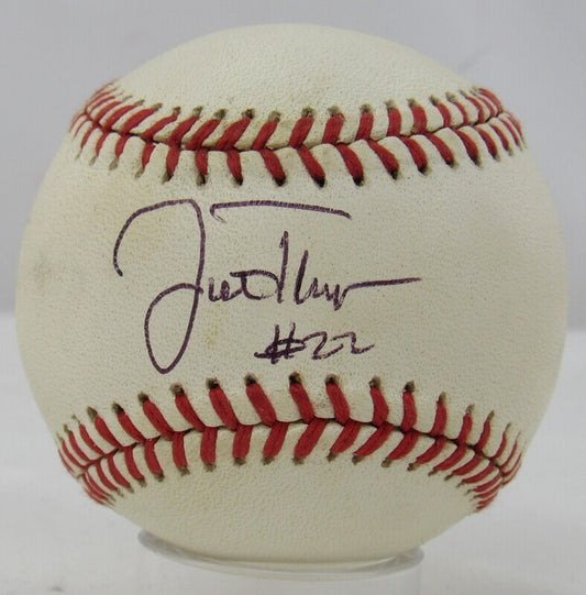 Justin Thompson Signed Auto Autograph Rawlings Baseball B99