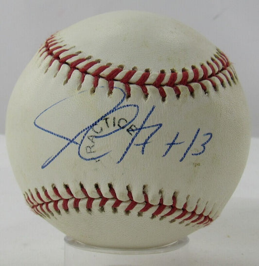 Jim Leyritz Signed Auto Autograph Baseball B125