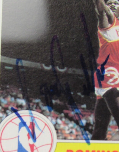 1985 Star Dominique Wilkins Signed Auto Autograph Card PSA/DNA Encapsulated