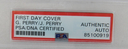 Jim and Gaylord Perry Brothers Signed Auto Autograph Fist Day Cover PSA/DNA Encapsulated