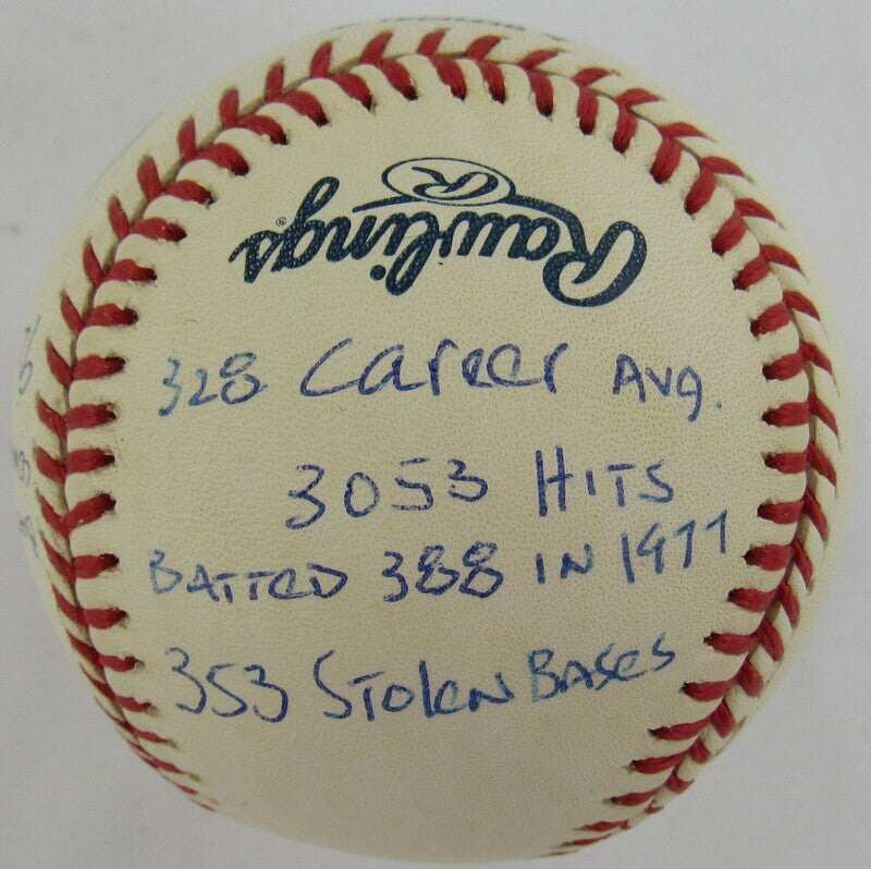 Rod Carew Signed Auto Autograph Rawlings Baseball w/ Multiple Insc Reggie Jackson Authenticated II