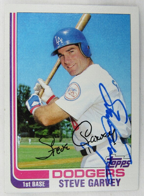 1982 Topps Steve Garvey #179 Signed Auto Autographed Card