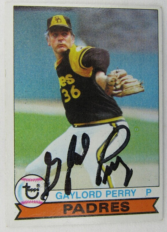 1979 Topps #321 Gaylord Perry Signed Auto Autographed Card