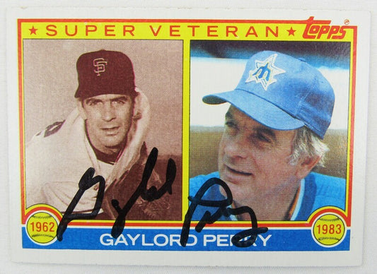 1983 Topps #464 Gaylord Perry Signed Auto Autographed Card