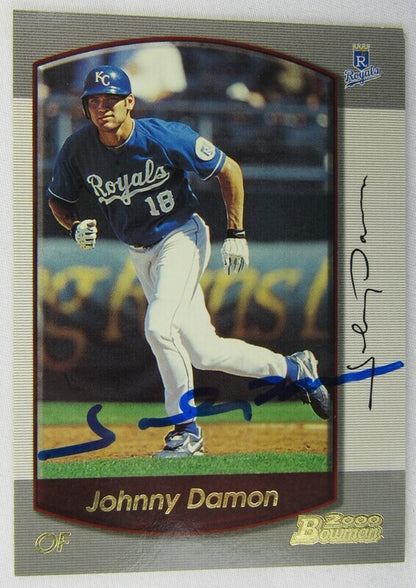 2000 Bowman Johnny Damon #64 Signed Auto Autographed Card