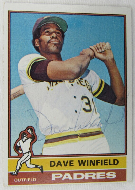 1976 Topps Dave Winfield #160 Signed Auto Autographed Card