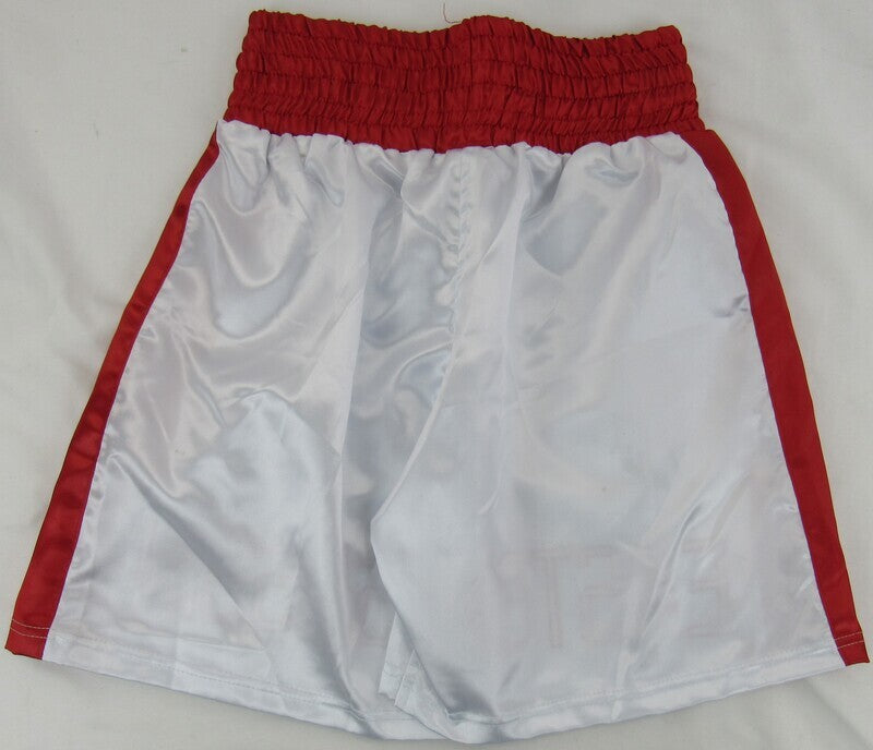 Larry Holmes Signed Auto Autograph Easton Assassin Boxing Trunks Shorts JSA Witness