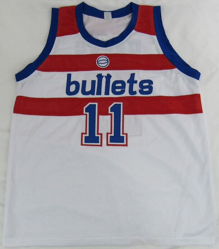 Elvin Hayes Signed Auto Autograph Replica Bullets Jersey w/ Insc JSA Witness COA