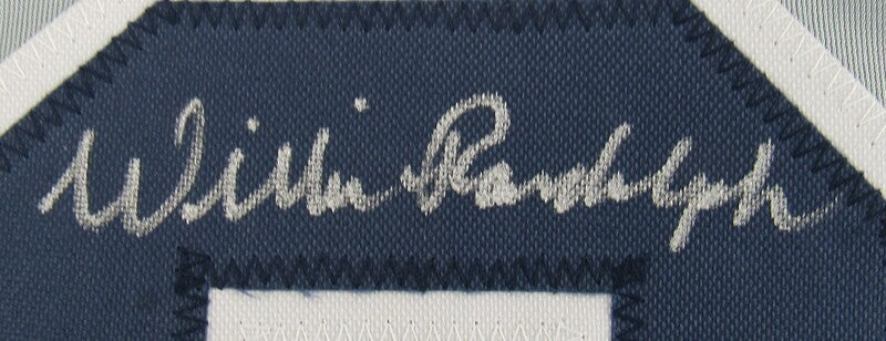 Willie Randolph Signed Auto Autograph Replica Yankees Jersey w/ Insc JSA Witness