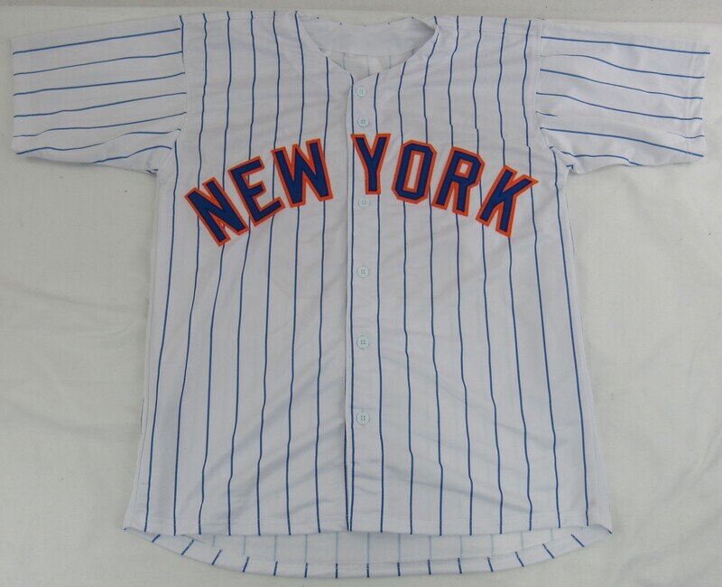 Cleon Jones Ed Kranepool Ron Swoboda Signed Auto Autograph Replica Mets Jersey w/ Insc JSA Witness COA