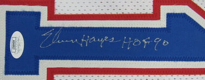 Elvin Hayes Signed Auto Autograph Replica Bullets Jersey w/ Insc JSA Witness COA