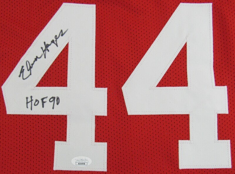 Elvin Hayes Signed Auto Autograph Replica Rockets Jersey w/ Insc JSA Witness COA