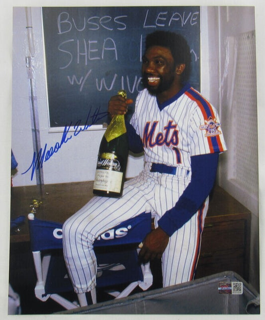 Mookie Wilson Signed Auto Autograph 8x10 Photo Steiner Hologram I