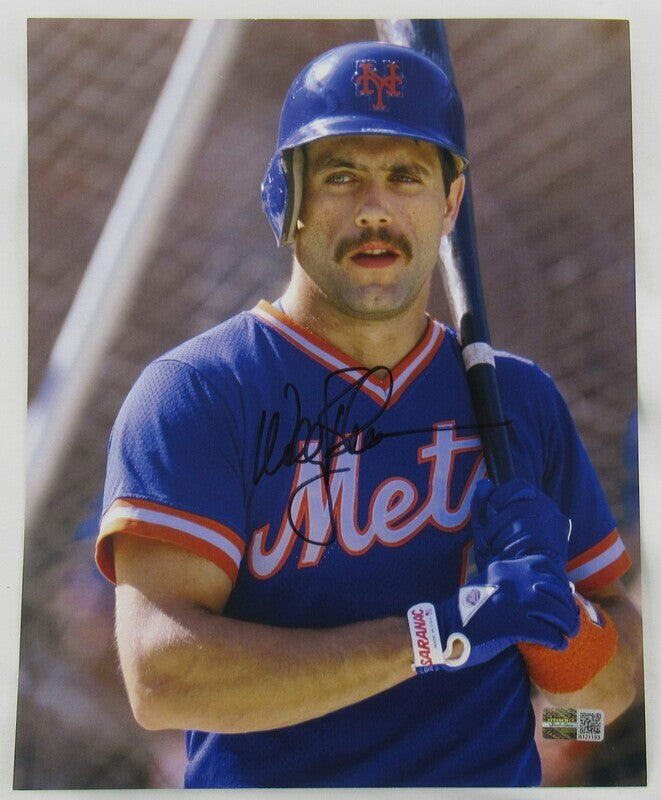 Wally Backman Signed Auto Autograph 8x10 Photo Steiner Hologram III