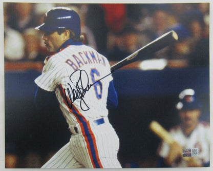 Wally Backman Signed Auto Autograph 8x10 Photo Steiner Hologram A121207