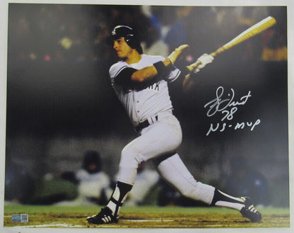 Bucky Dent Signed Auto Autograph Photo 11x14 Steiner Hologram