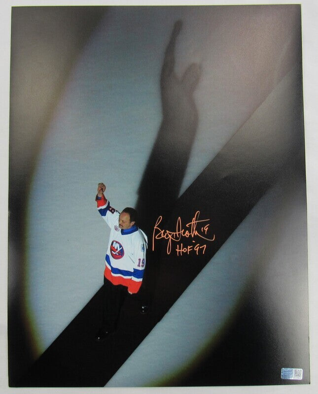 Bryan Trottier Signed Auto Autograph Photo 11x14 Steiner Hologram