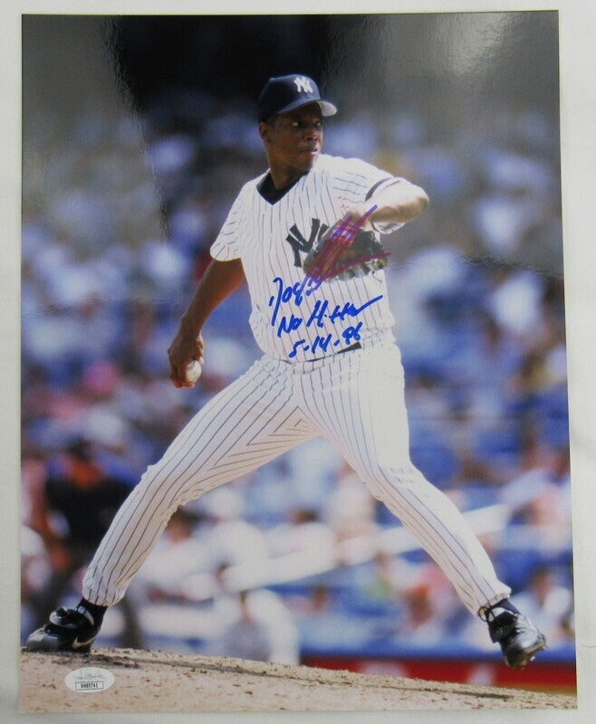 Dwight Gooden Signed Auto Autograph Photo 11x14 w/ Insc JSA COA