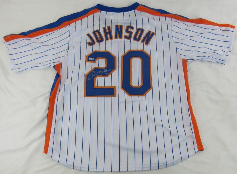 Howard Johnson Signed Auto Autograph Replica Mets Jersey Steiner Hologram II