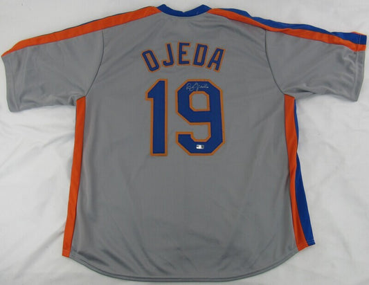 Bob Ojeda Signed Auto Autograph Replica Mets Jersey Steiner Hologram II