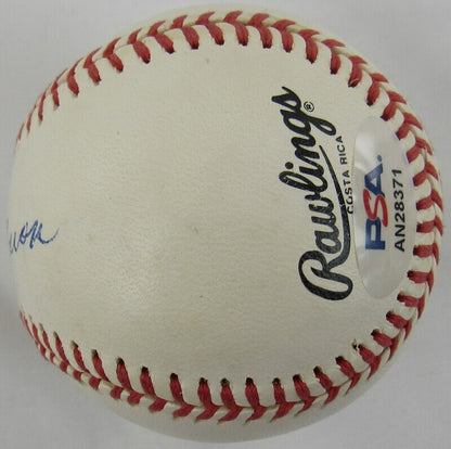 Hank Aaron Signed Auto Autograph Baseball PSA AN28371