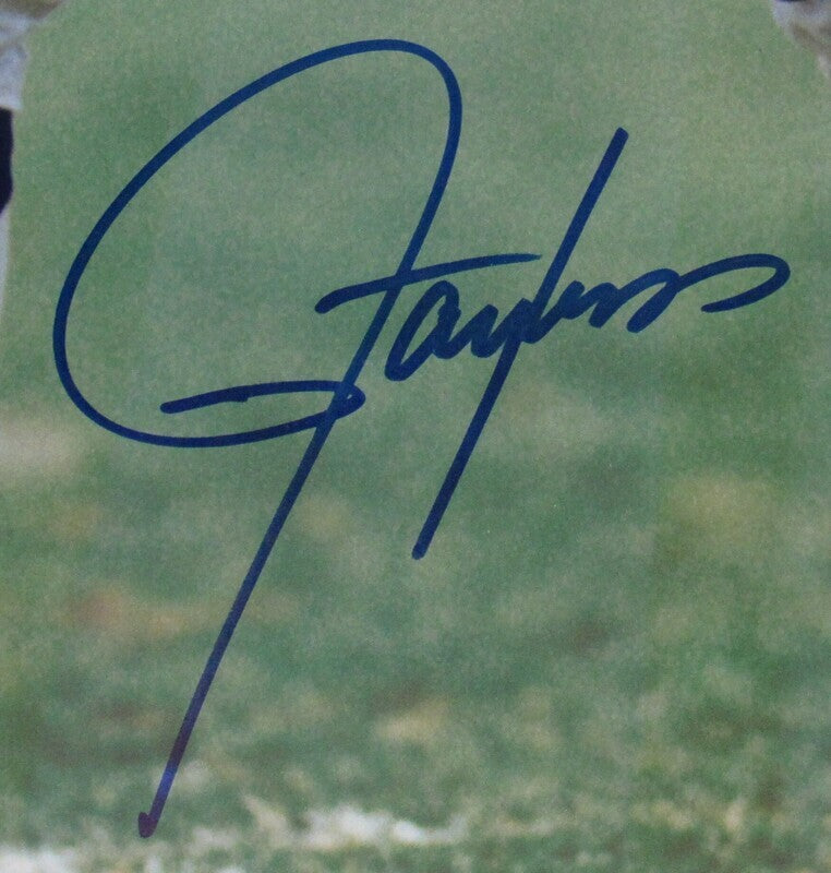 Lawrence Taylor Signed Auto Autograph 16x20 Framed Photo JSA Witness IV