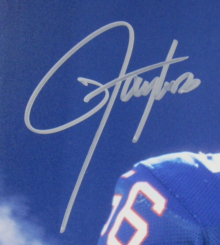 Lawrence Taylor Signed Auto Autograph 16x20 Framed Photo JSA Witness II