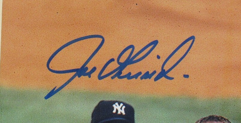 David Cone Joe Girardi Signed Auto Autograph Framed 11x14 Photo JSA Witness