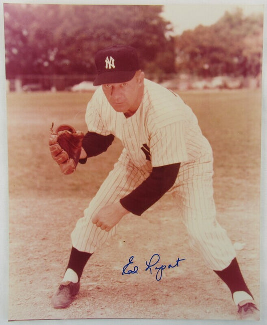 Ed Lopat Signed Auto Autograph 8x10 Photo