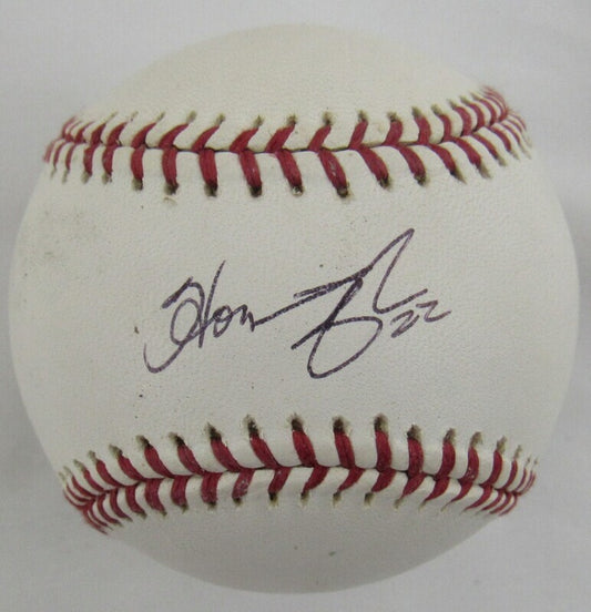 Homer Bush Signed Auto Autograph Rawlings Baseball B124