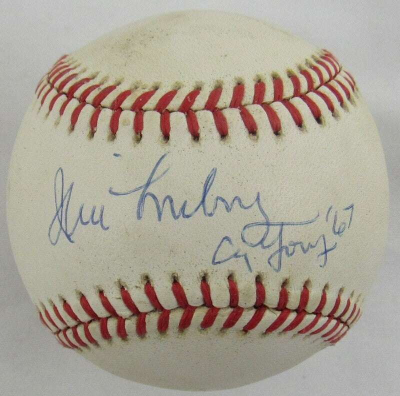 Jim Lonborg Signed Auto Autograph Rawlings Baseball B124