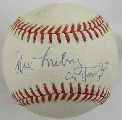 Jim Lonborg Signed Auto Autograph Rawlings Baseball B124