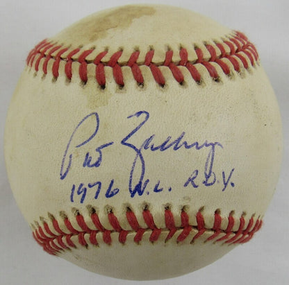 Pat Zachary Signed Auto Autograph Rawlings Baseball B125