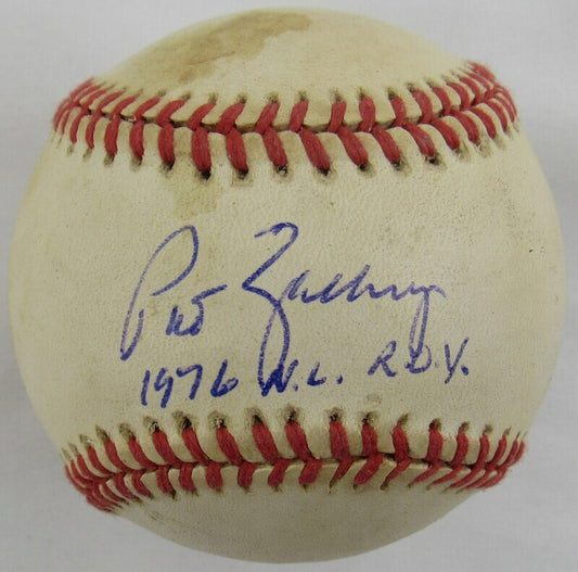 Pat Zachary Signed Auto Autograph Rawlings Baseball B125