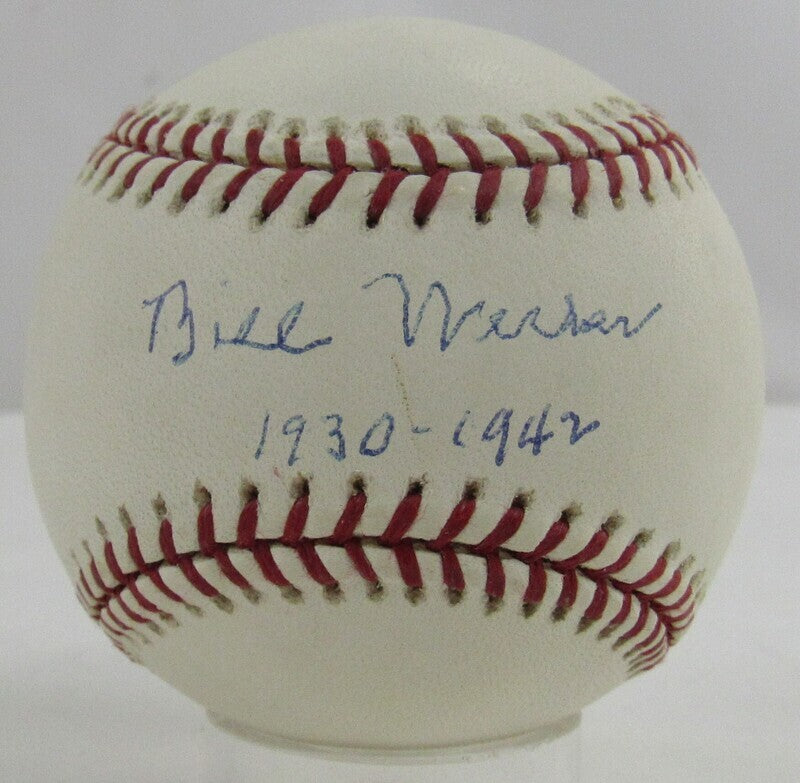 Bill Werber Signed Auto Autograph Rawlings Baseball JSA AQ68338