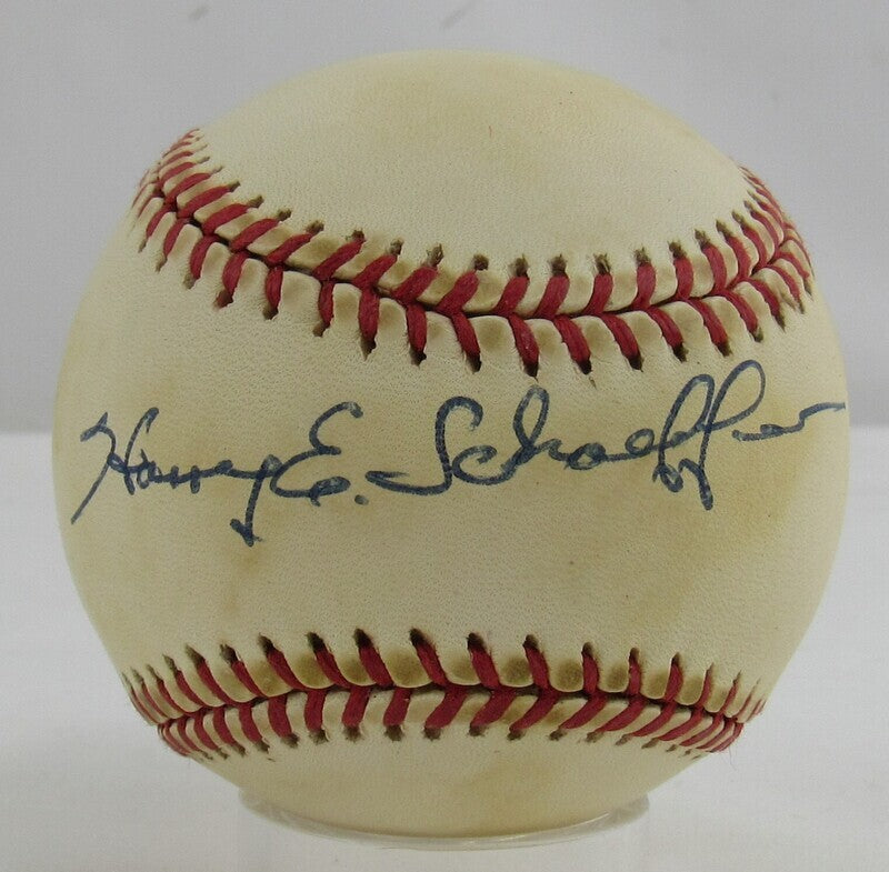 Harry Schaeffer Signed Auto Autograph Rawlings Baseball JSA AQ68361