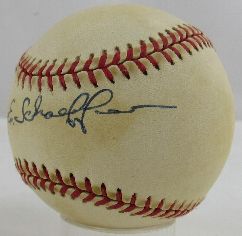 Harry Schaeffer Signed Auto Autograph Rawlings Baseball JSA AQ68361