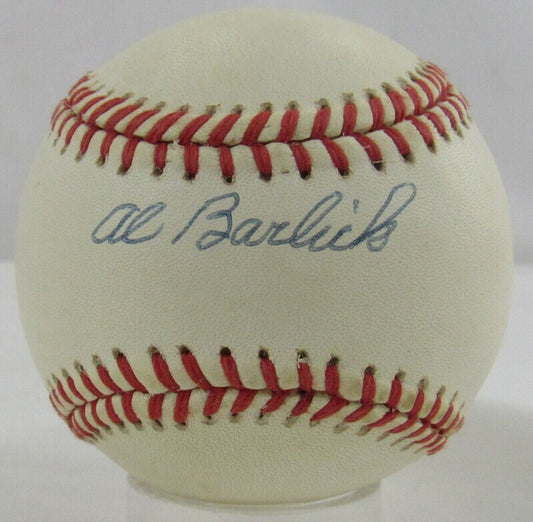 Al Barlick Signed Auto Autograph Rawlings Baseball JSA AQ68314