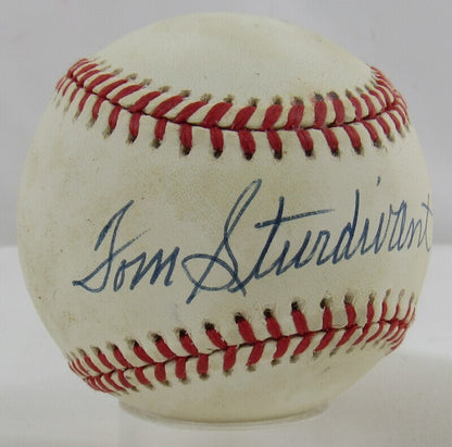 Tom Sturdivant Signed Auto Autograph Rawlings Baseball JSA AQ68289