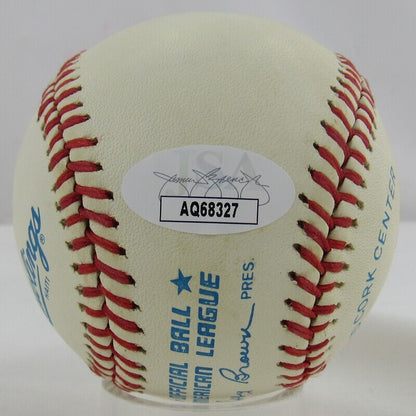 Jim Turner Signed Auto Autograph Rawlings Baseball JSA AQ68327