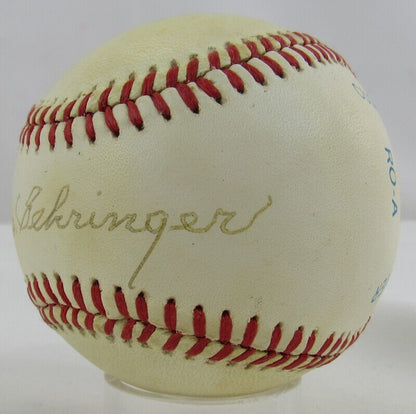 Charlie Gehringer Signed Auto Autograph Rawlings Baseball JSA AQ68307