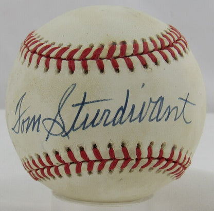 Tom Sturdivant Signed Auto Autograph Rawlings Baseball JSA AQ68289