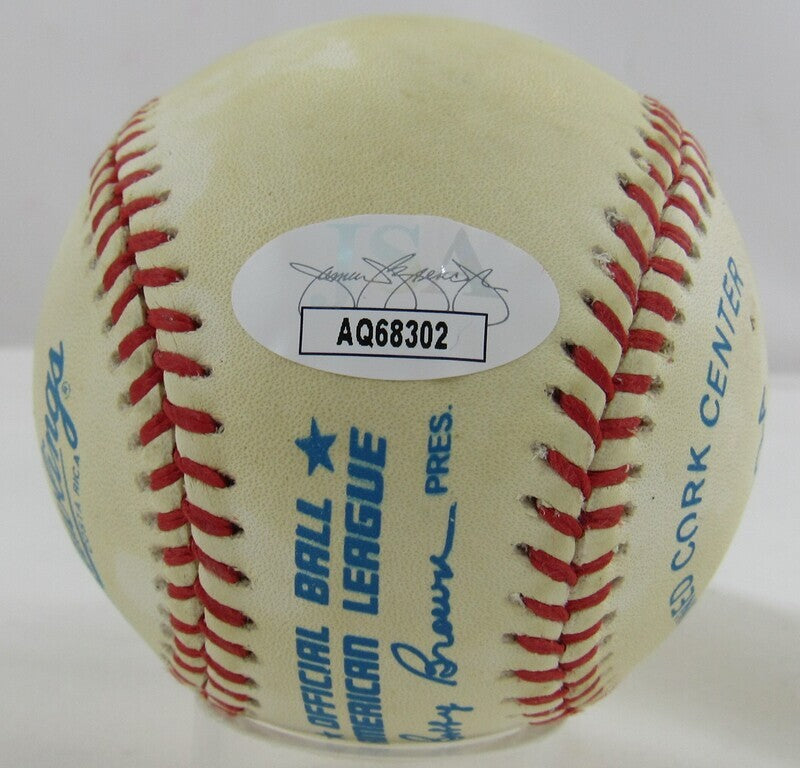 Tom Ferrick Signed Auto Autograph Rawlings Baseball JSA AQ68302