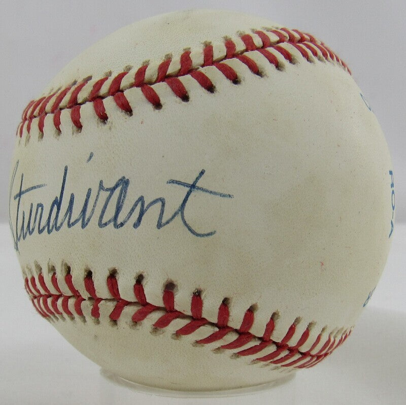 Tom Sturdivant Signed Auto Autograph Rawlings Baseball JSA AQ68289